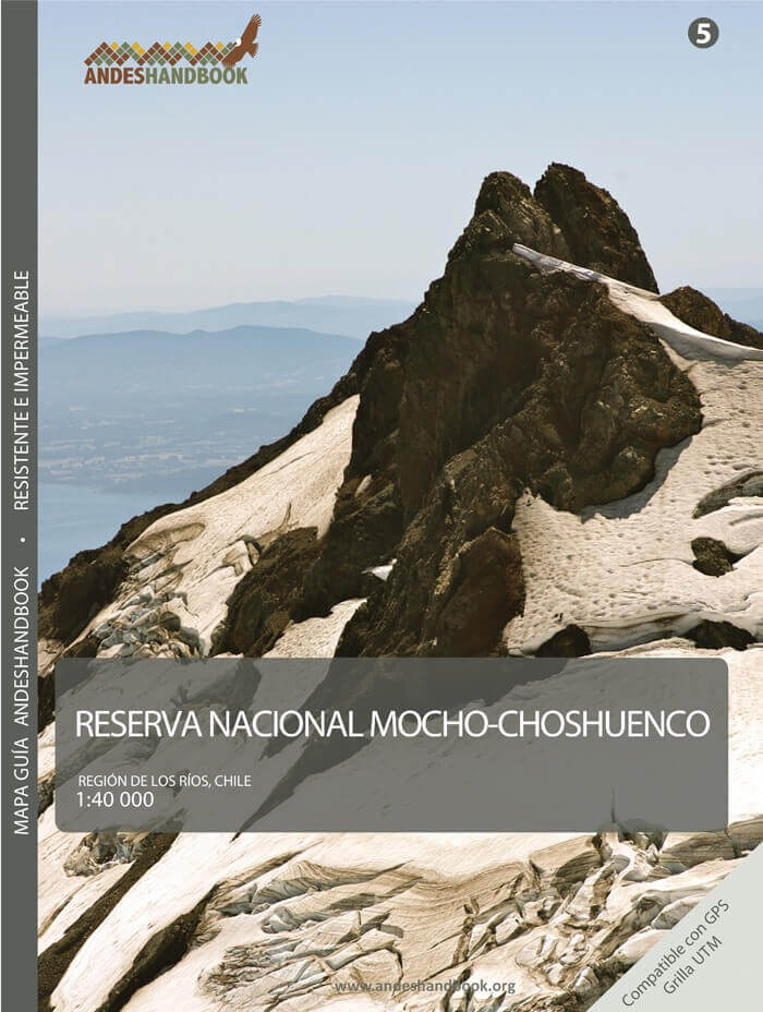 Mapa guía - Reserva Nacional Mocho - Choshuenco